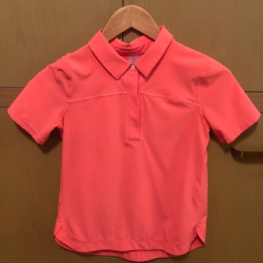 Ivivva lululemon girl’s (10) golf polo shirt